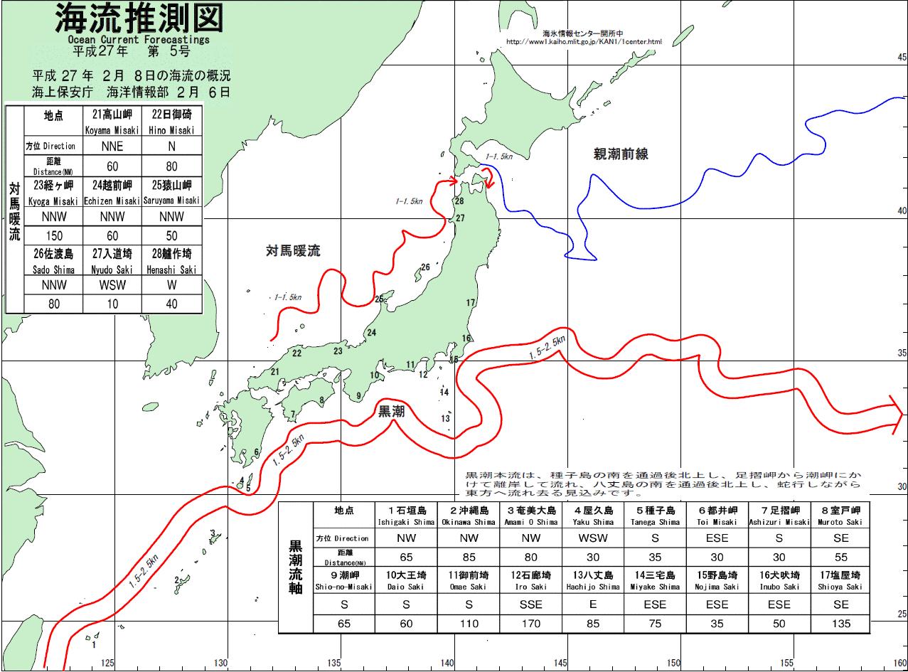 海流推測図