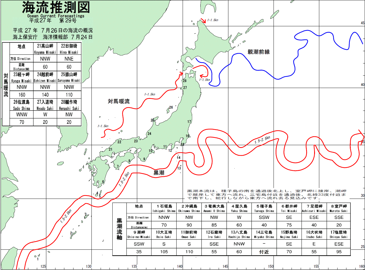 海流推測図