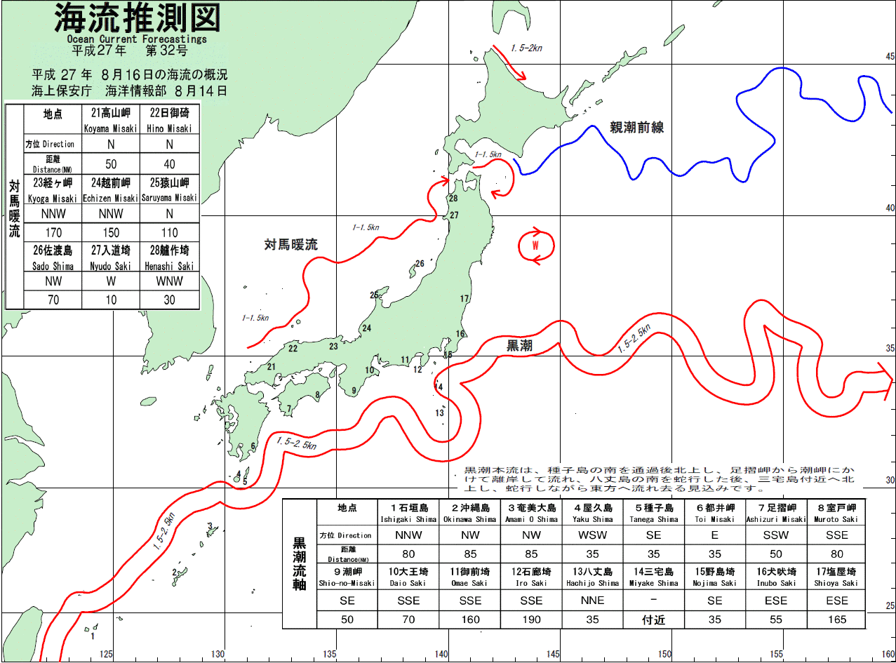 海流推測図