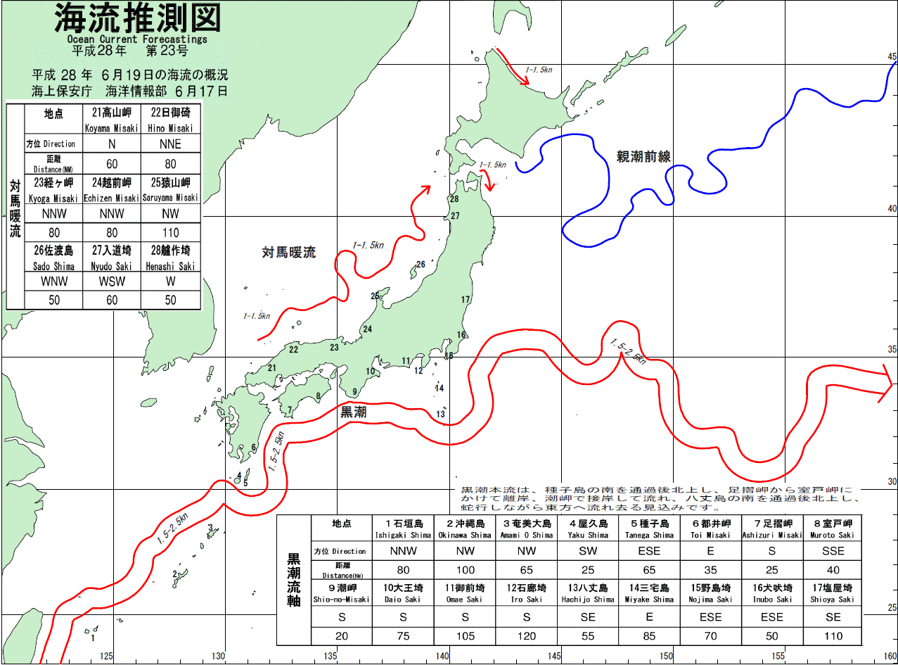 海流推測図