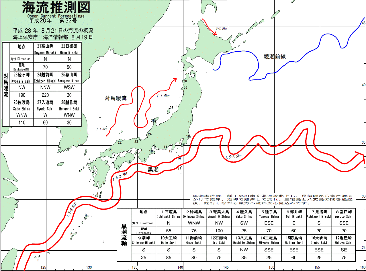 海流推測図