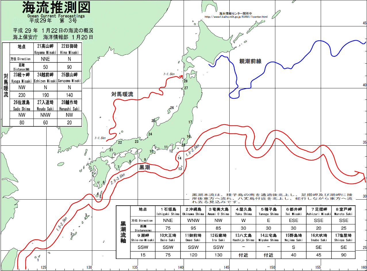 海流推測図