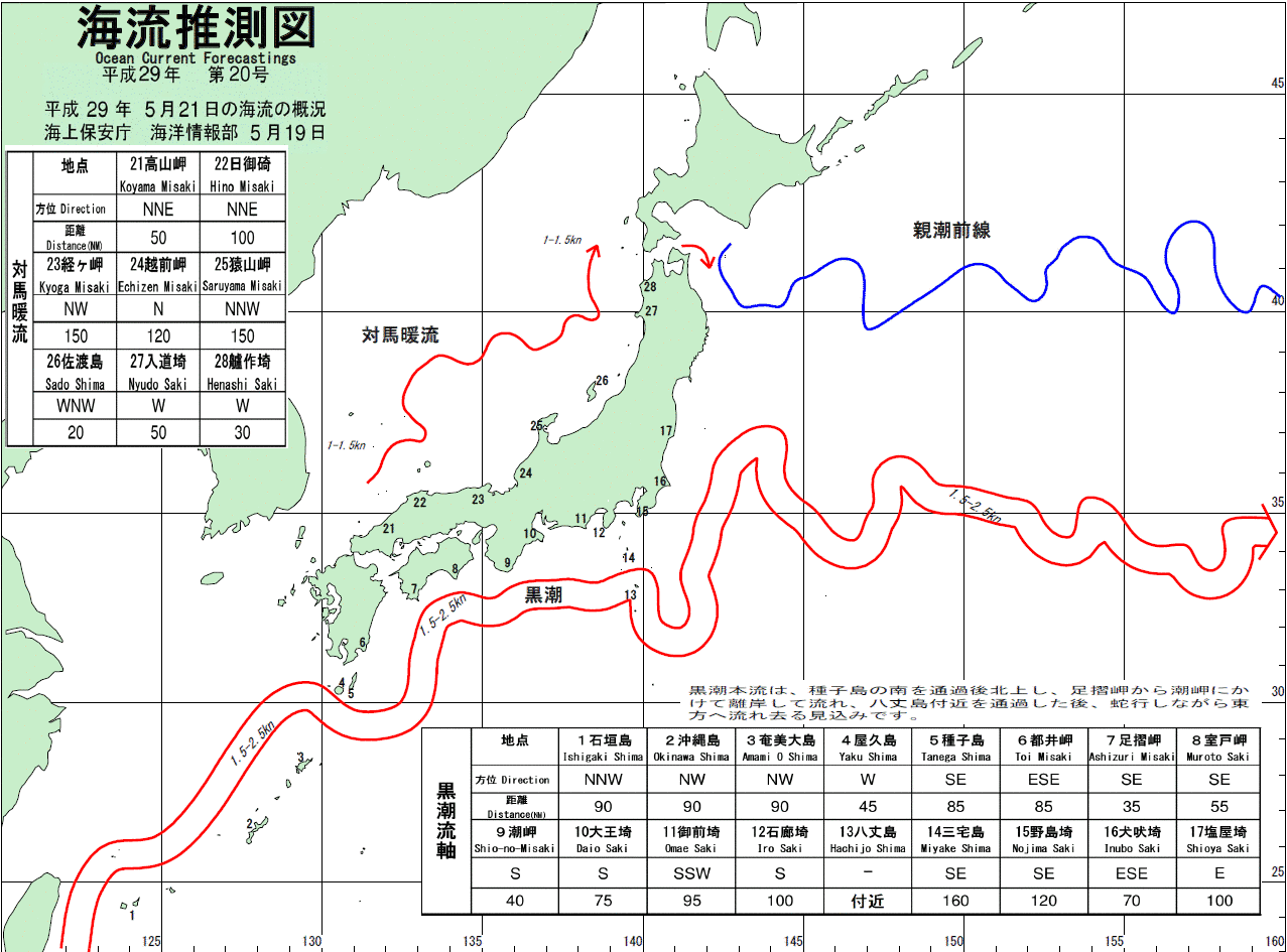 海流推測図