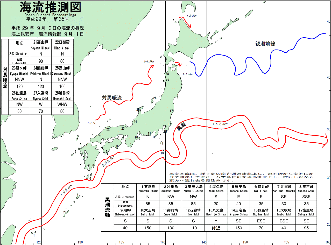 海流推測図