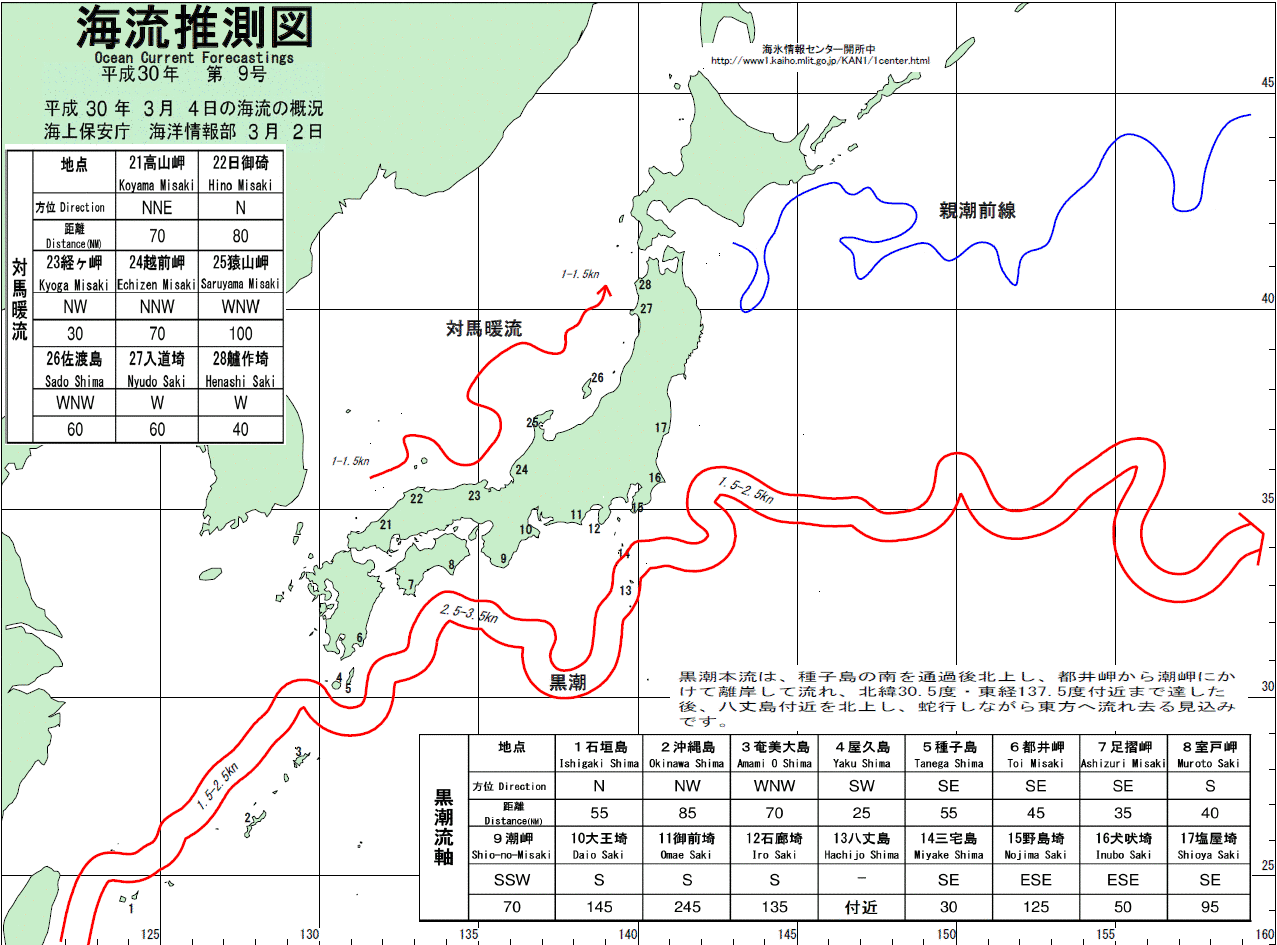 海流推測図