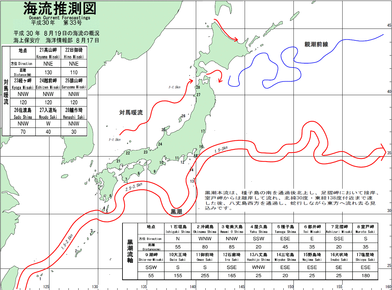 海流推測図