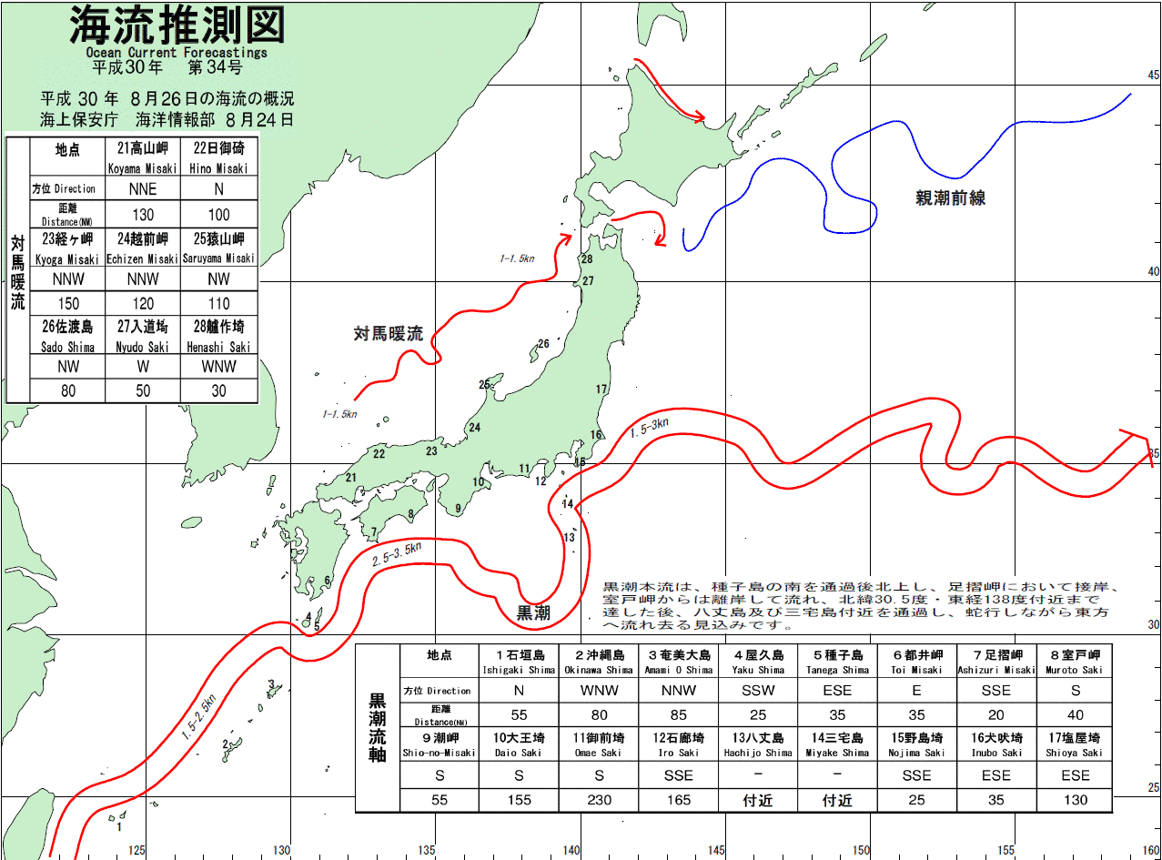 海流推測図