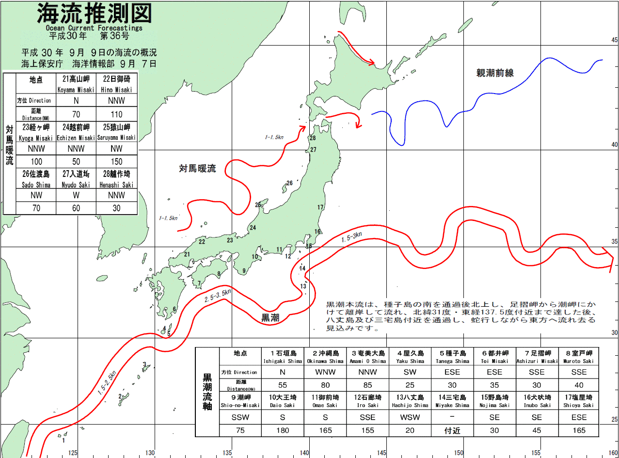 海流推測図