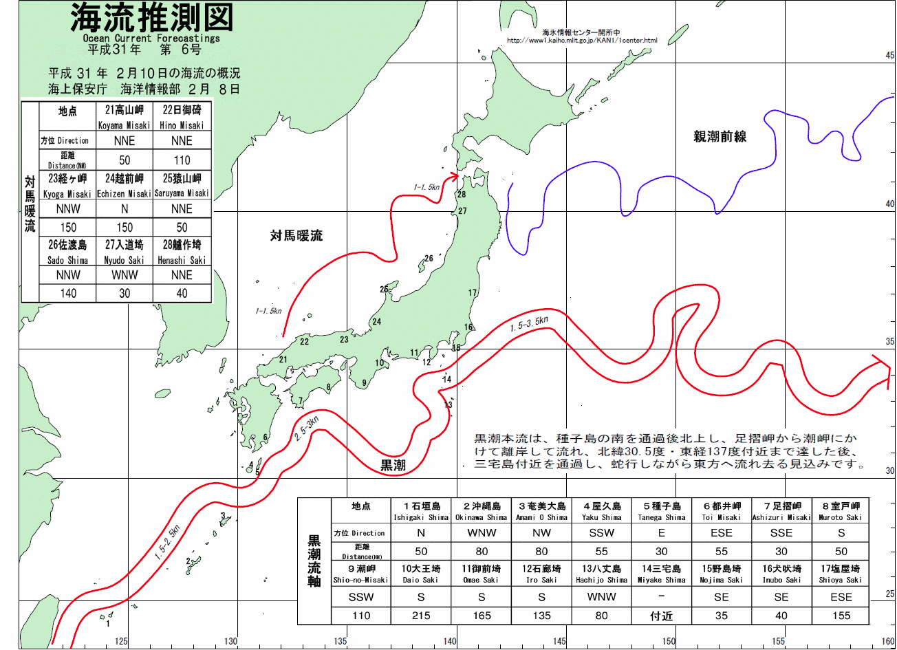 海流推測図