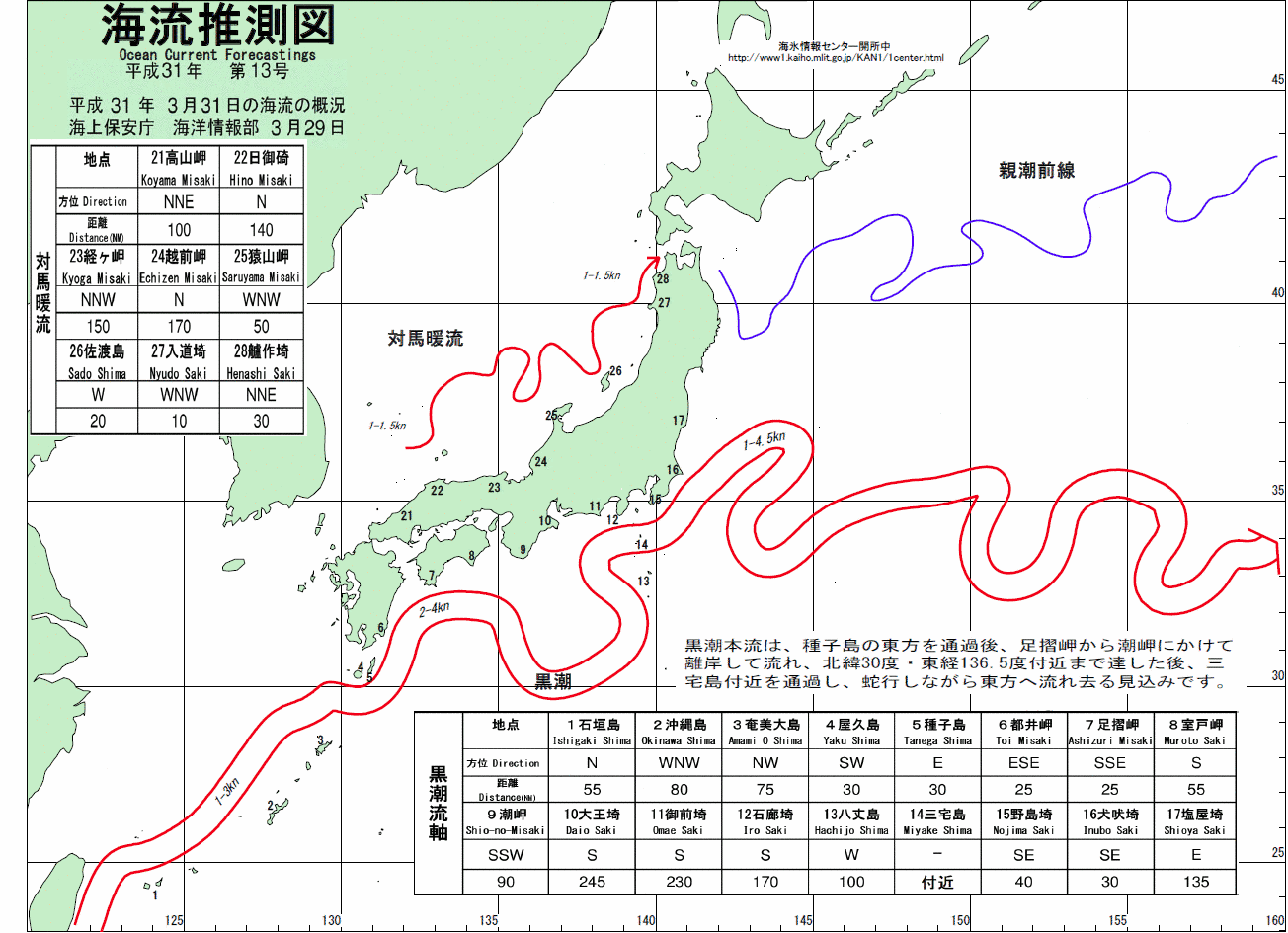 海流推測図