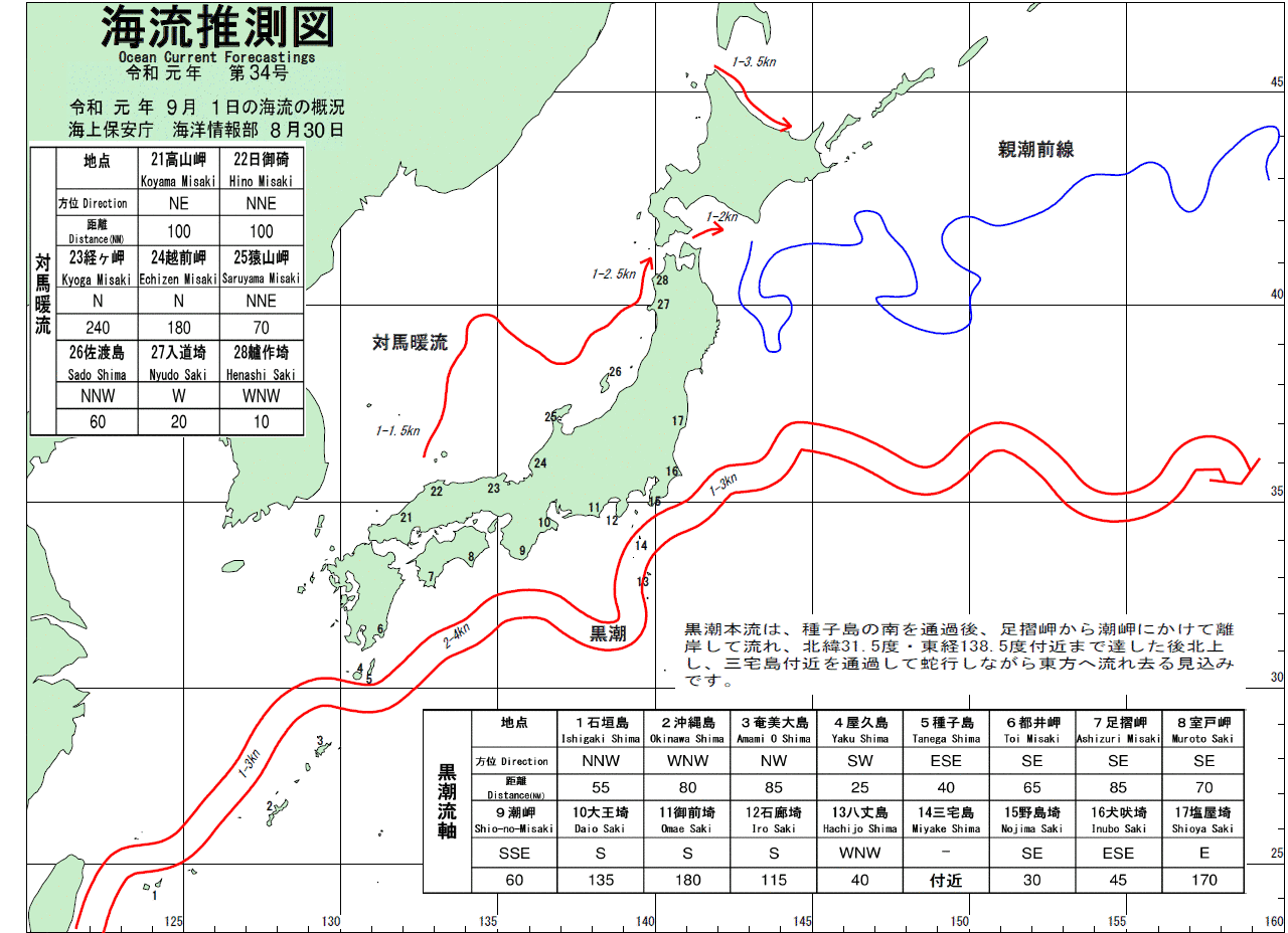 海流推測図