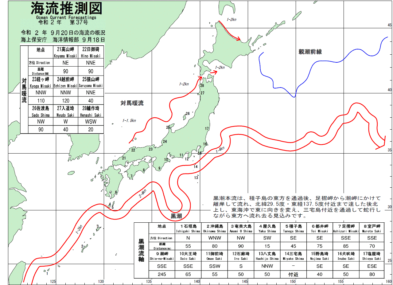 海流推測図