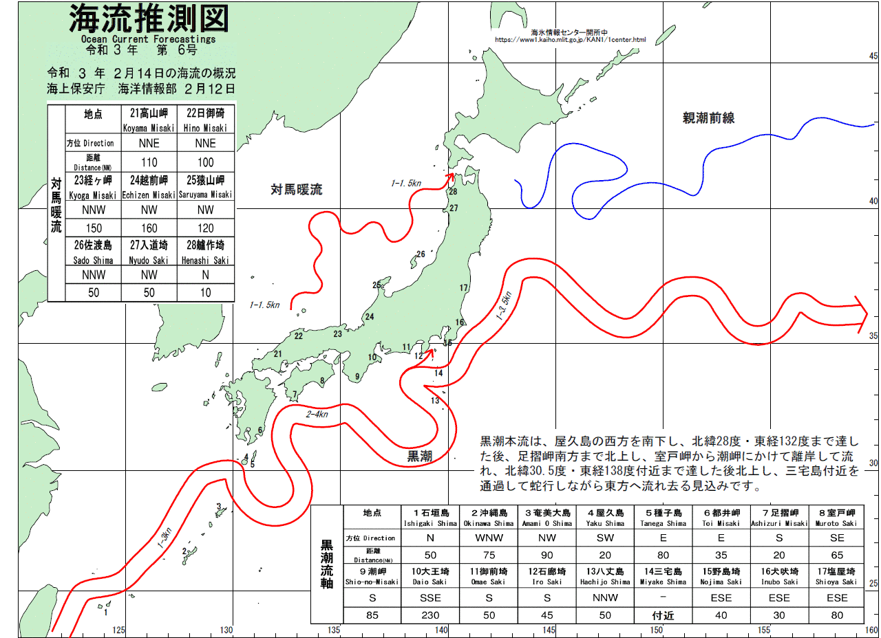 海流推測図