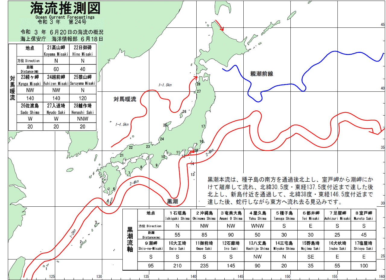 海流推測図