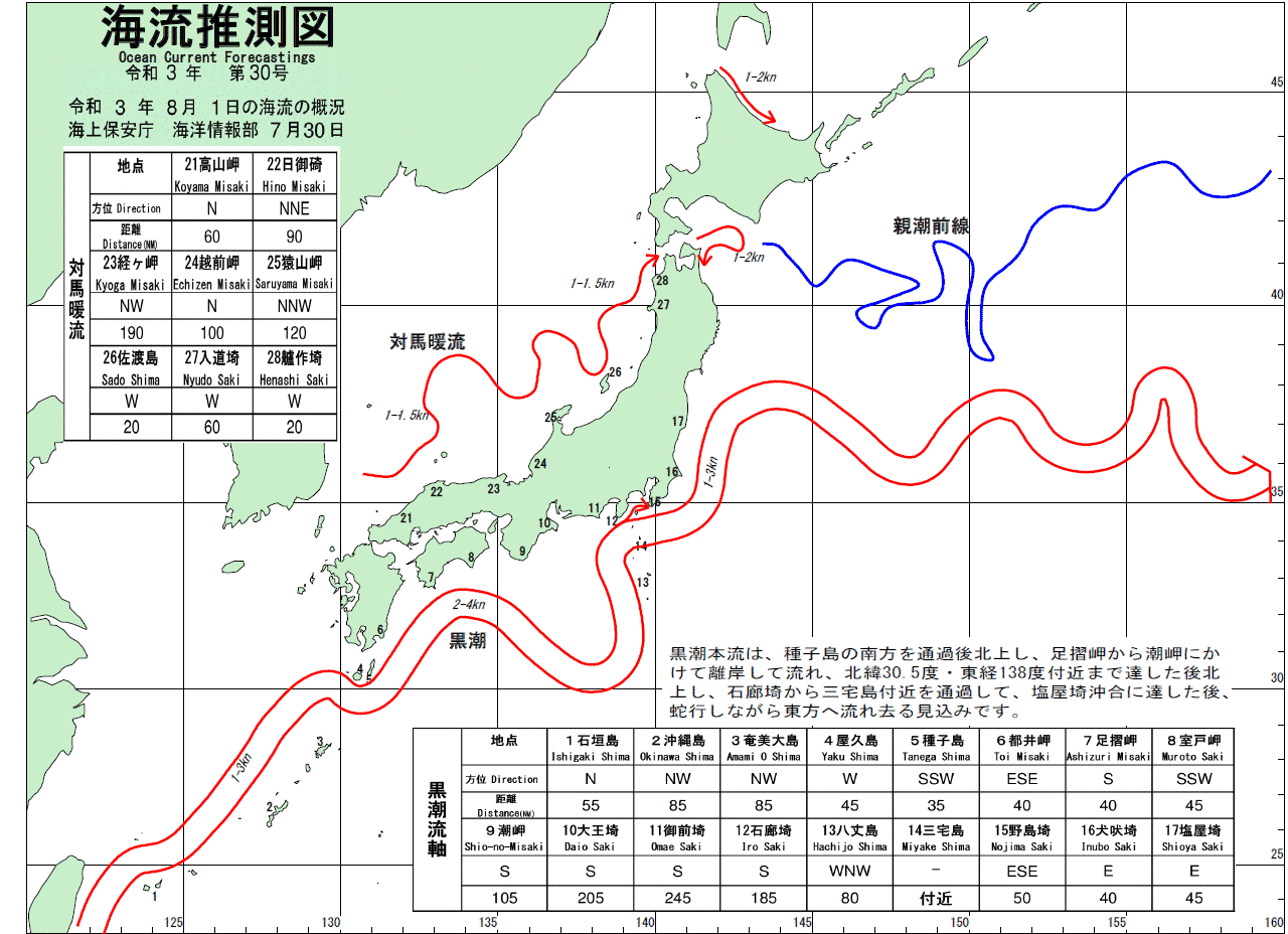 海流推測図