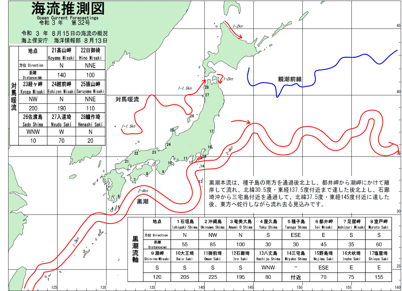 海流推測図