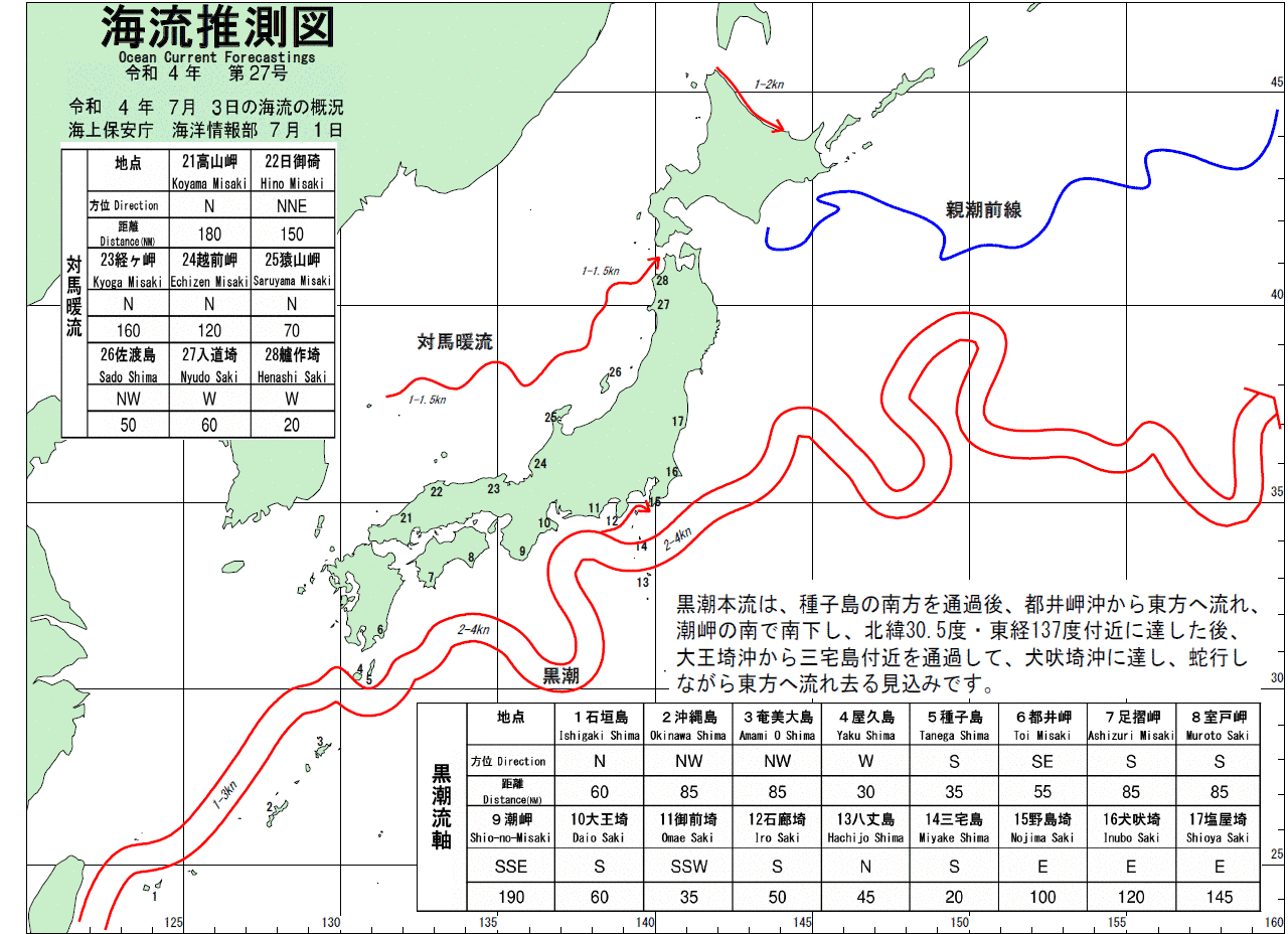 海流推測図