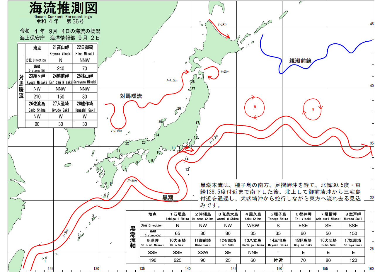 海流推測図