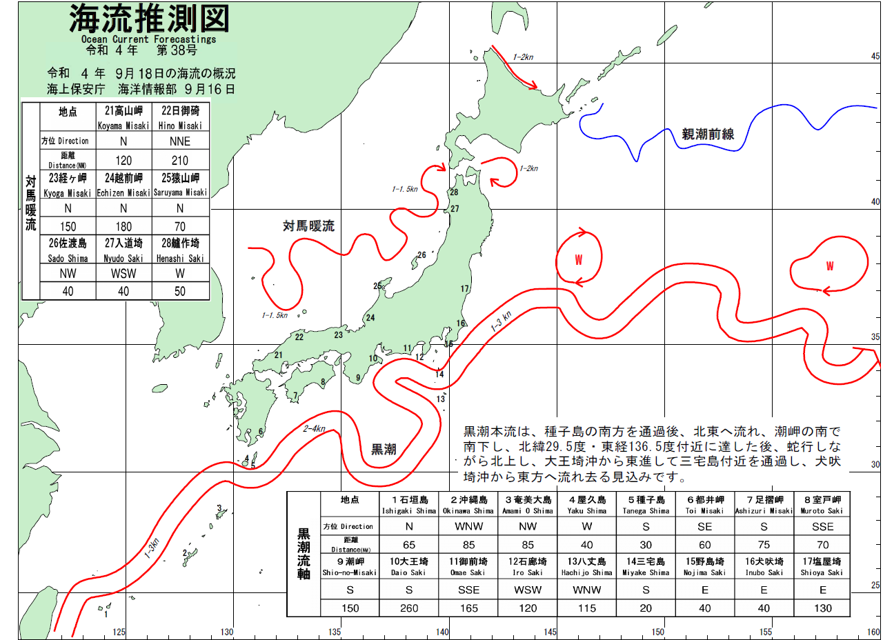 海流推測図