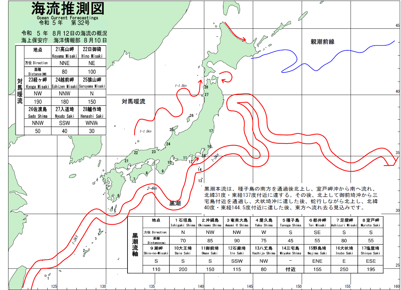 海流推測図