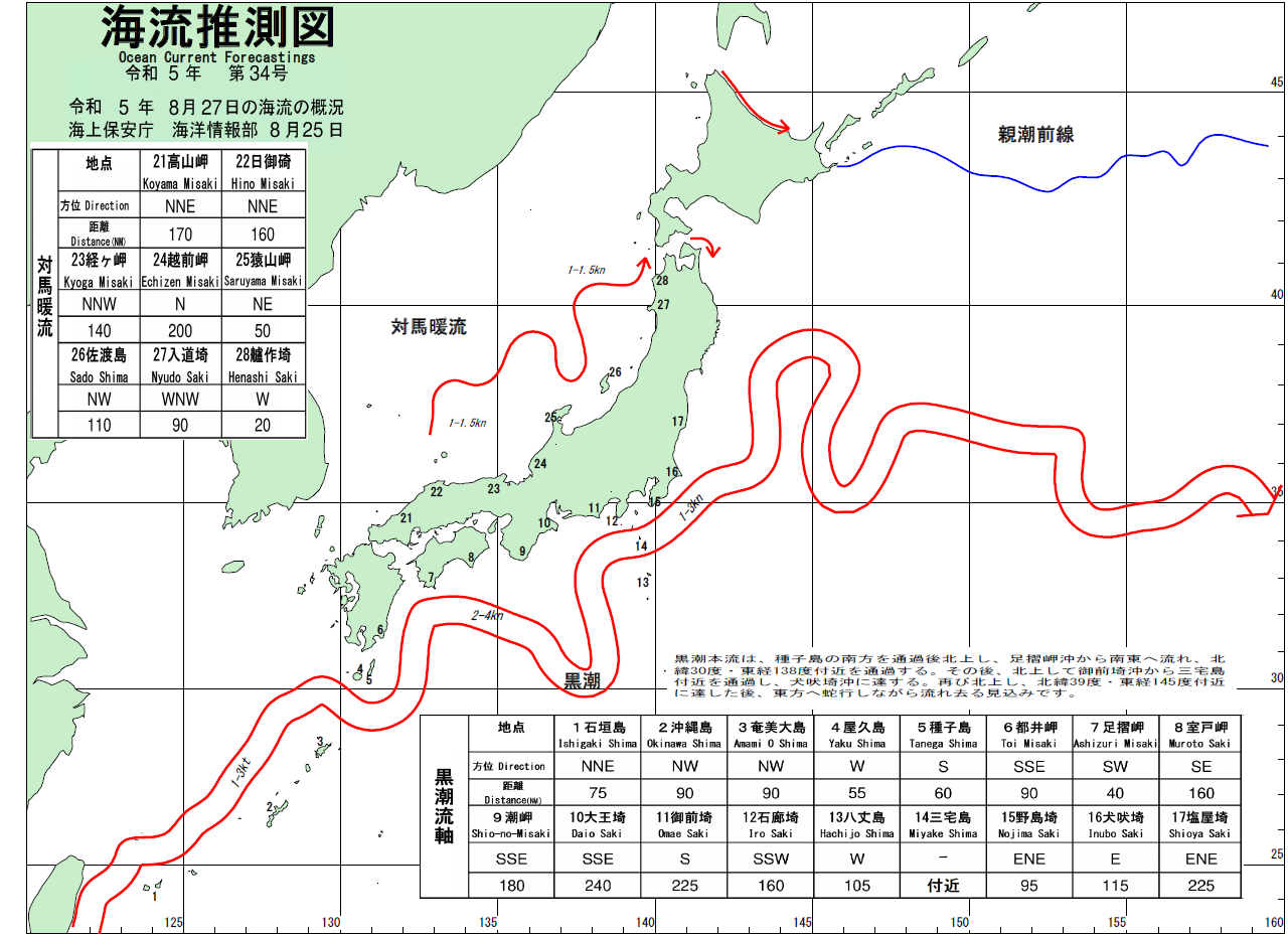 海流推測図