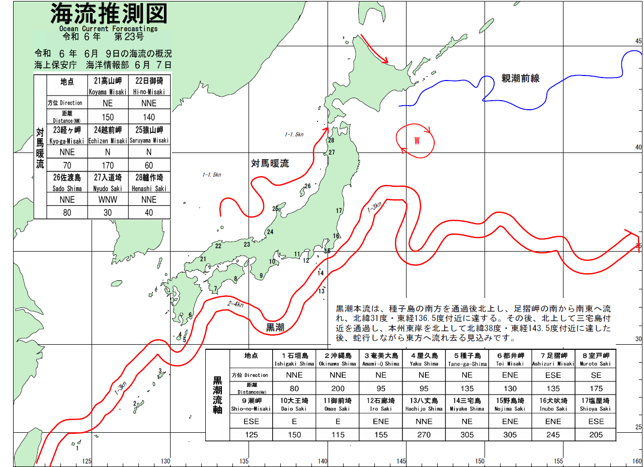 海流推測図