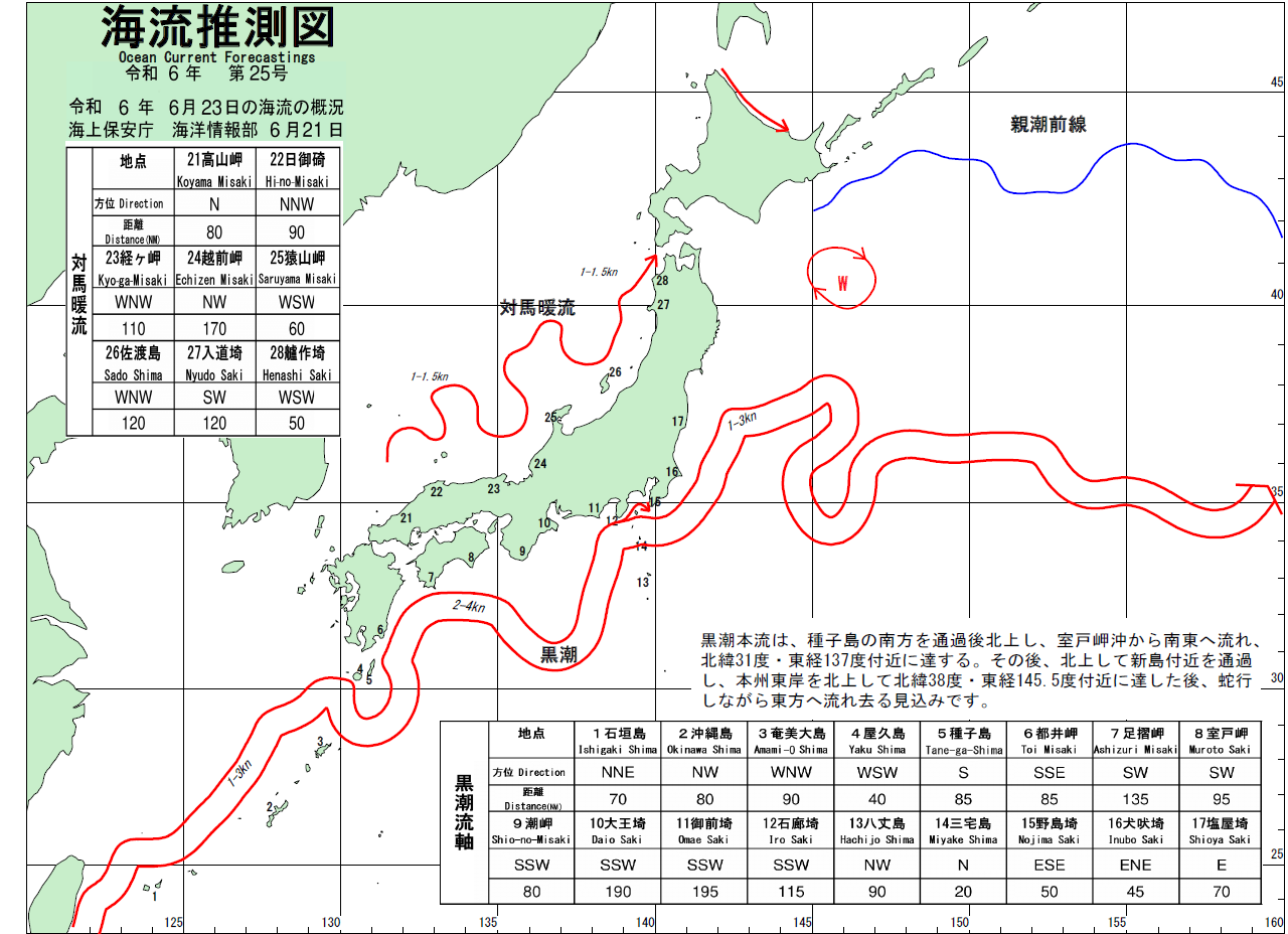 海流推測図