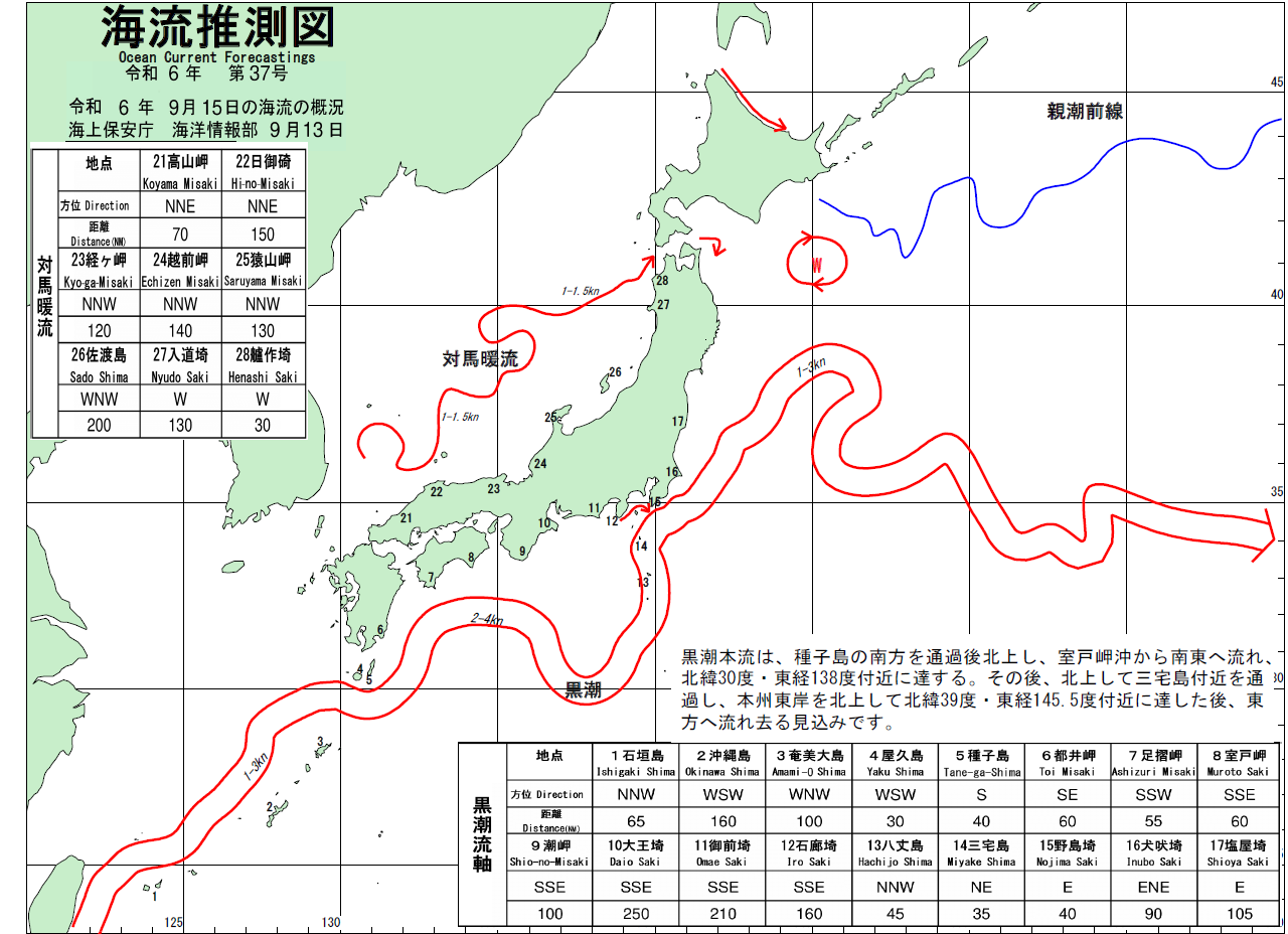 海流推測図